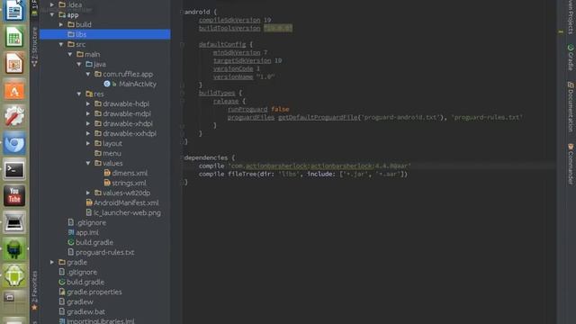 Importing Libraries into Android Studio смотреть онлайн