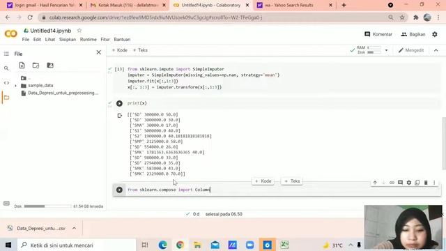 PREPROCESSING DATA DENGAN PYTHON ! DATA MINING смотреть онлайн