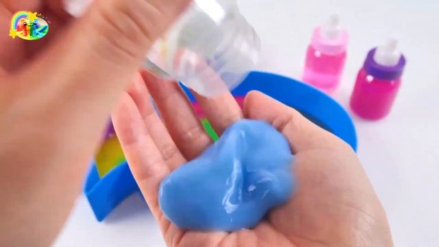 Satisfying Video l How to make Glitter Bathtub from Slime Cutting ASMR