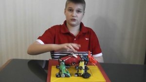 Трансформер Девастатор - поделка из пластилина