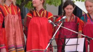 Детский фольклорный ансамбль "Кладец" - Боже, баслави @ Красная площадь 04.06.2016