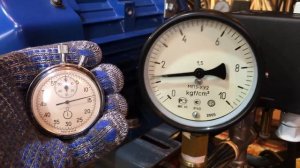 Самодельный компрессор К 24М - первое включение и замер производительности