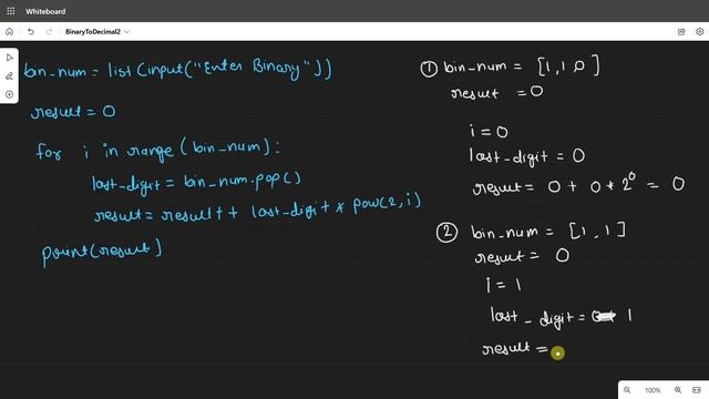 Python program to convert binary to decimal number