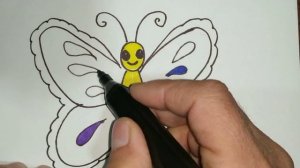 Draw a butterfly/Рисуем бабочку