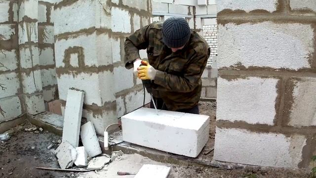 Баня с беседкой из газосиликата, мой долгострой! смотреть онлайн