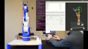3D Printed Robotic Arm controlled with Arduino & ROS