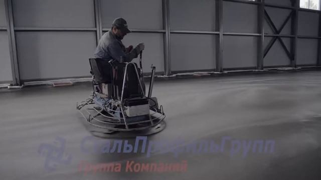 Промышленные полы: 1400 м2 смотреть онлайн