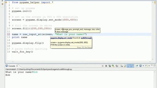 Introduction to pygame смотреть онлайн
