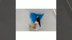 Как нарисовать звёздное небо и облака на стене своими руками?