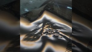 Ремонт вмятины без покраски после неудачной попытки хозяина.