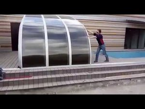 ALUTEN Standard P-05 пристенный павильон для бассейна
