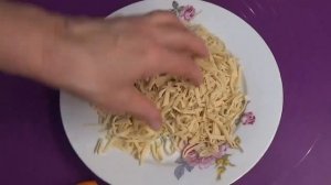 Суп лапша с курицей Лапша только домашняя, это совсем недолго и просто