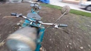 Обзор и запуск мотора мотоцикла иж 49 1956 г.в. Отличная комплектность.