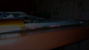 Плазма LG 42pa4510 восстановления контактов прогоревших на стекле экрана.