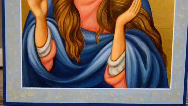 Рукописная икона святой Марии Магдалины смотреть онлайн