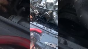 замена помпы на двигателе ОМ628 Мерседес-Бенс