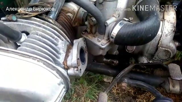 Глушитель "Оке", фланцы PZ - 30. смотреть онлайн