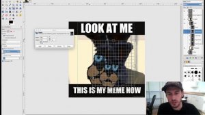 Making a Meme, Beginner Walkthrough of Gimp, a Free Photoshop Alternative