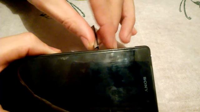 Замена заглушки на телефон Sony Xperia Z2 смотреть онлайн