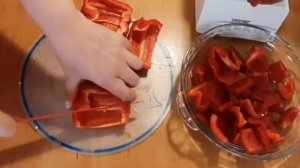 Лечо в заморозке.