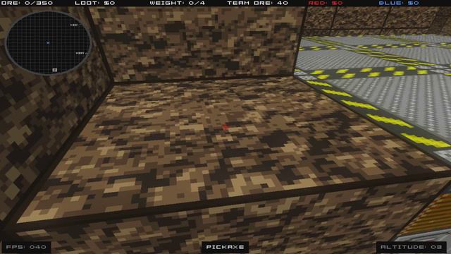 играем в infiniminer ! смотреть онлайн