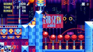 Sonic Mania Plus: Мод - Песня "Новая Мания" на уровне "Studiopolis Zone Act 1"