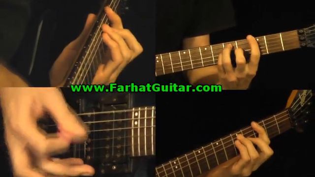 One - Metallica - Guitar Full Lesson 9.1/12 www.FarhatGuitar.com смотреть онлайн