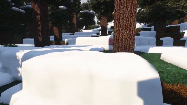 Realistic Snow in Minecraft 2022 - 4K