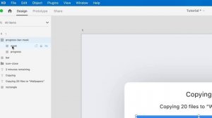 How to Mask & Animate a Progress Bar in Adobe XD
