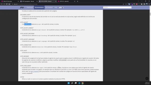 Detalle variables superglobales en PHP смотреть онлайн
