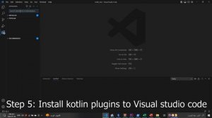 Install Visual Studio Code With Kotlin Plugin Step by Step