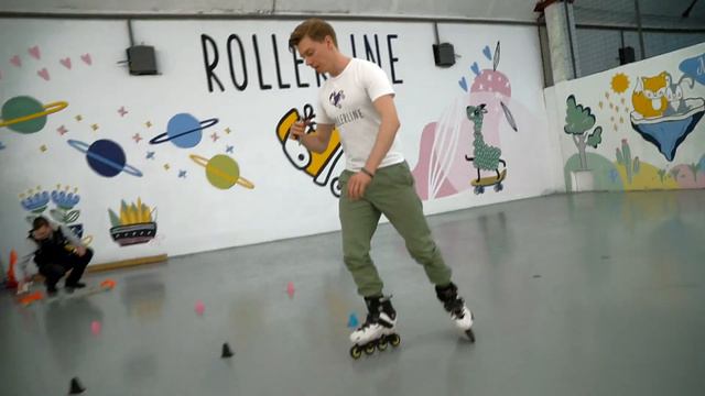 Катание на переднем и заднем колесе (микровыпуск) | Школа роликов RollerLine Роллерлайн в Москве