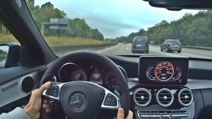 Mercedes Benz C43 AMG (2017, 367PS) | DRIVING, ACCELERATION & SOUND