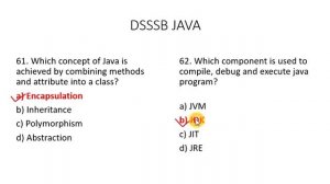 JAVA part 2 for DSSSB