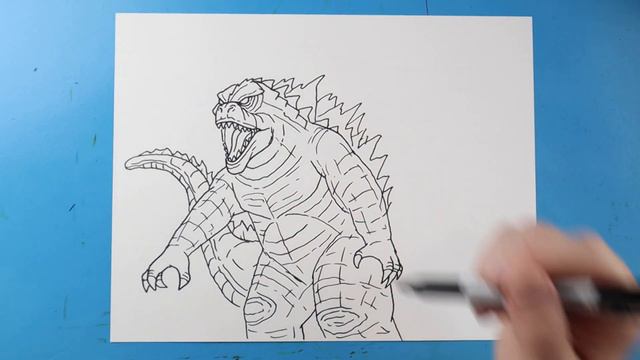 How to Draw Godzilla and Kong | Godzilla x Kong: The New Empire смотреть онлайн