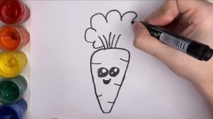 Рисунок Hарисуй Морковь рисунки для детей