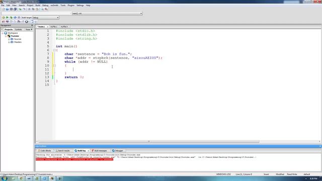 C Programming Tutorial 55, String Functions pt.6