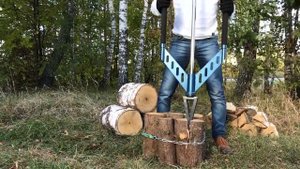 ? Ударно-инерционный дровокол «Стилет» - садово-дачный инструмент