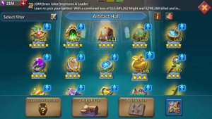 Lords Mobile - Что можно прокачать за 5000 сундуков артефакта? Что стоит благословлять?