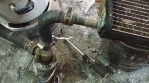 Чистим печку в машине.