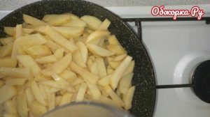 #ЖАРЕНАЯ_КАРТОШКА. РЕЦЕПТ ЖАРЕНОЙ КАРТОШКИ.  ЖАРЕНАЯ КАРТОШКА НА САЛЕ.