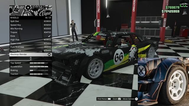 GTA 5 - Past DLC Vehicle Customization - Declasse Drift Tampa (Hoonicorn Mustang (Ken Block Tribute смотреть онлайн