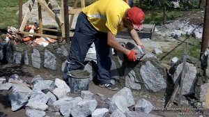 Кладка бутового камня.Основы кладки бутового камня.