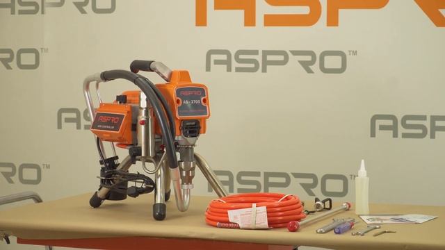 Полный обзор легендарного безвоздушного окрасочного аппарата ASPRO-2700