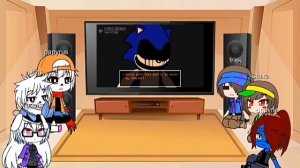 undertale react to Sonic.EXE & Tails.EXE meet Killer Sans & Lost Silver (bad)