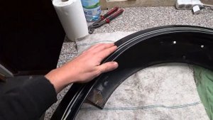 Цировки. Украшаем оппозит народными методами. Pinstripe for retro motorcycle.
