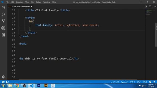 23 Css Font Family in Hindi смотреть онлайн