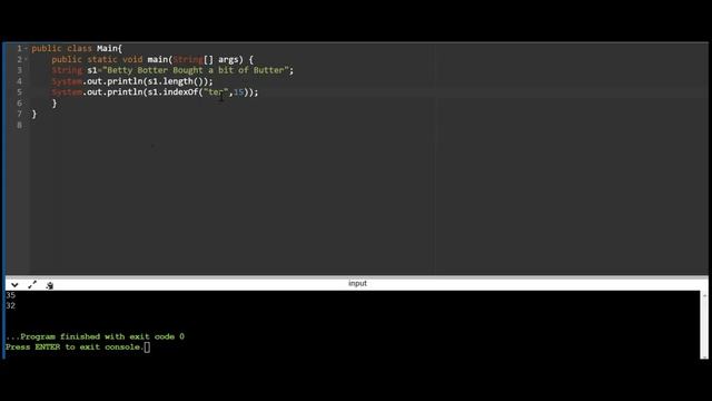 String Methods in Java| Searching Strings in Java | indexOf(), lastIndexOf()