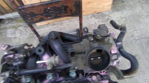 Двигатель Daihatsu KF-VE стальной поддон, механический дроссель. Пробег 74 тыс.км.