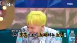 161221 Radio Star BIGBANG GDRAGON REACT TO DAESUNG IMITATION TO HIS RAP IN LAST DANCE FUNN